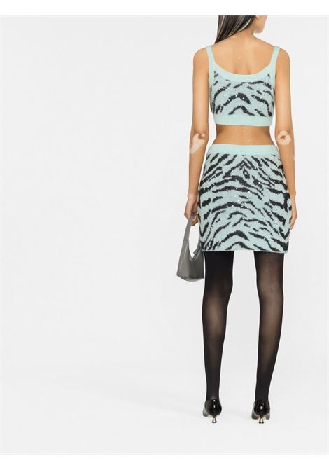 Zebra printed mini skirt-women ALESSANDRA RICH | FAB3118K37609018